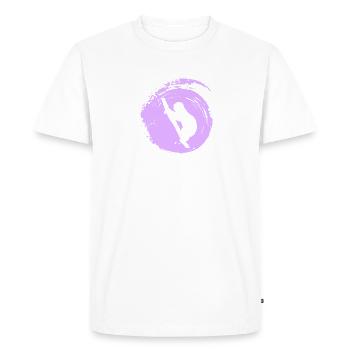 Rest Lazy Tiredness - Men's Premium Organic T-Shirt - white - Front - Nico (187cm)