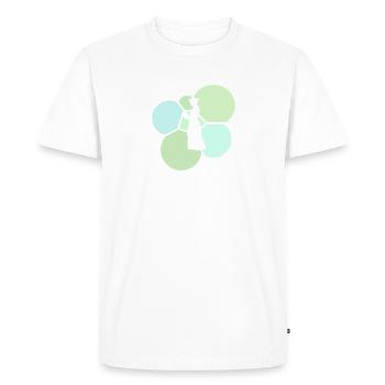 Book Writing Author - Men's Premium Organic T-Shirt - white - Front - Nico (187cm)