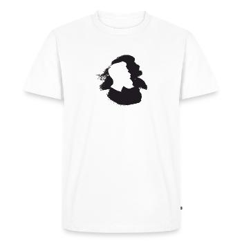 Facial Hair Sir Baertig - Men's Premium Organic T-Shirt - white - Front - Nico (187cm)