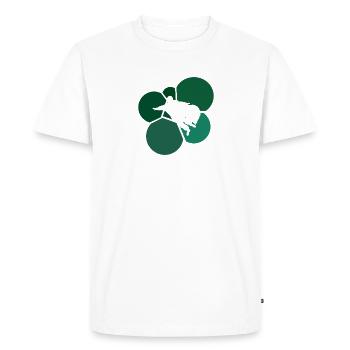 Wingsuit Glide Base Jumping - Men's Premium Organic T-Shirt - white - Front - Nico (187cm)