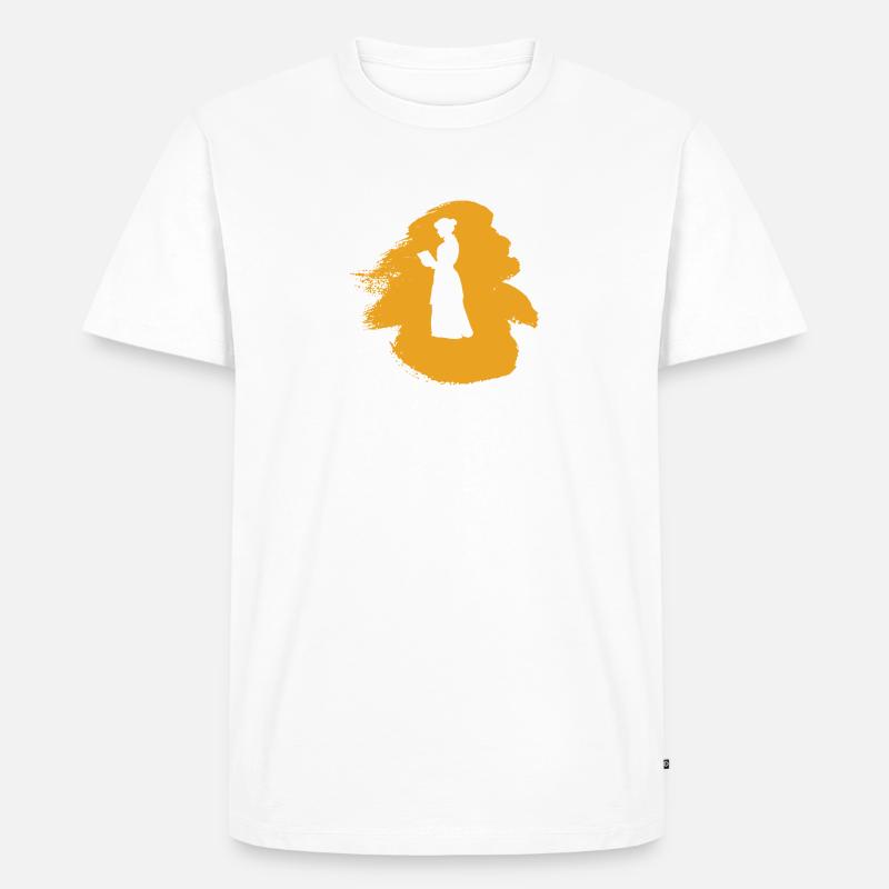 Lesen Writing - Männer Premium Bio T-Shirt - Weiß