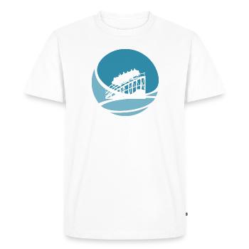 Ferris wheel Lukas - Men's Premium Organic T-Shirt - white - Front - Nico (187cm)