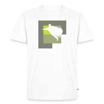 Wingsuit Glider Suit - T-shirt Premium bio Homme - blanc - Devant - Nico (187cm)