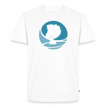 Soul Afro - T-shirt Premium bio Homme - blanc - Devant - Nico (187cm)