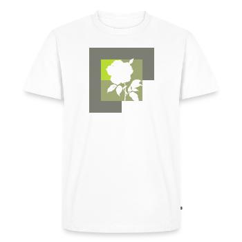 Jardin de Fleuristerie Botanique - T-shirt Premium bio Homme - blanc - Devant - Nico (187cm)