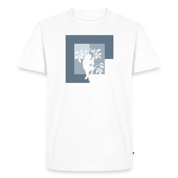 Sloth Sleeping - Men's Premium Organic T-Shirt - white - Front - Nico (187cm)