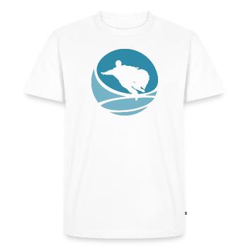 Wingsuit Fliegen Gleiter - Männer Premium Bio T-Shirt - Weiß - Vorne - Nico (187cm)