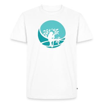 Sloth relaxing - Men's Premium Organic T-Shirt - white - Front - Nico (187cm)