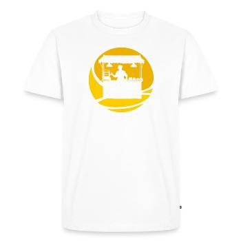 Food truck burger delicious - Men's Premium Organic T-Shirt - white - Front - Nico (187cm)
