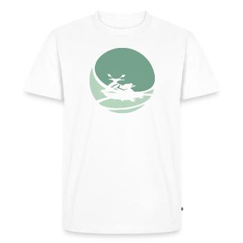 Sports nautiques Motoneiges - T-shirt Premium bio Homme - blanc - Devant - Nico (187cm)