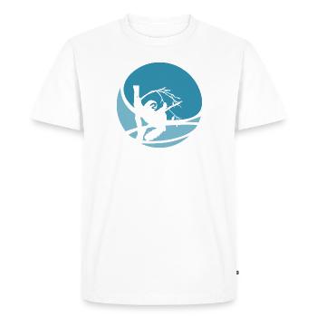 Rest Relax Sleep - Men's Premium Organic T-Shirt - white - Front - Nico (187cm)