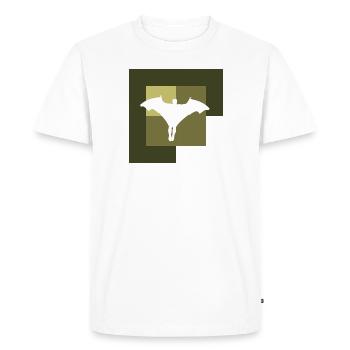 Cascadeur en wingsuit - T-shirt Premium bio Homme - blanc - Devant - Nico (187cm)