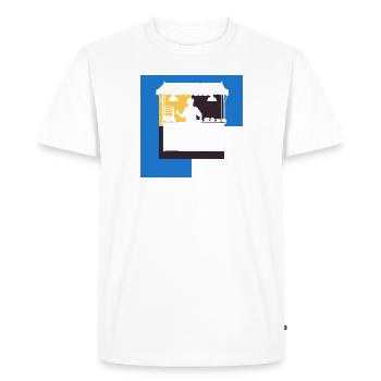 Burgers de restauration rapide - T-shirt Premium bio Homme - blanc - Devant - Nico (187cm)