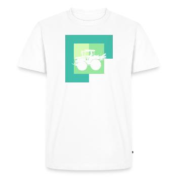 Farmer Ranch Agriculture - Men's Premium Organic T-Shirt - white - Front - Nico (187cm)