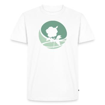 Bouquet Fleuriste - T-shirt Premium bio Homme - blanc - Devant - Nico (187cm)
