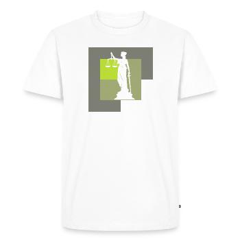 Lawyer Court Paragraph - Men's Premium Organic T-Shirt - white - Front - Nico (187cm)