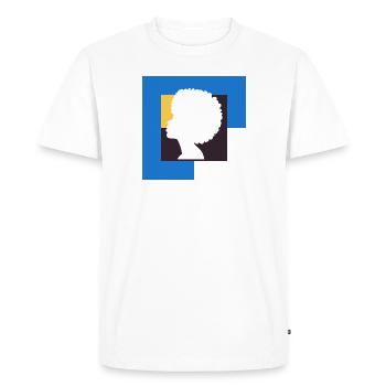 Funky Afro Beat - T-shirt Premium bio Homme - blanc - Devant - Nico (187cm)