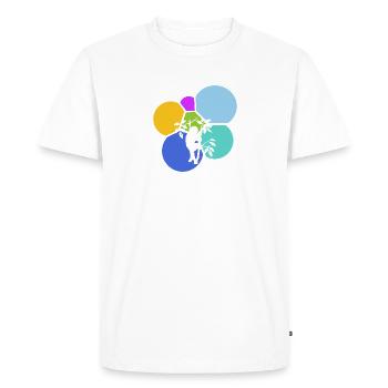 Sloth Lazy Rest - Men's Premium Organic T-Shirt - white - Front - Nico (187cm)