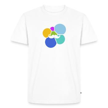 Facial Hair Sir November - Men's Premium Organic T-Shirt - white - Front - Nico (187cm)