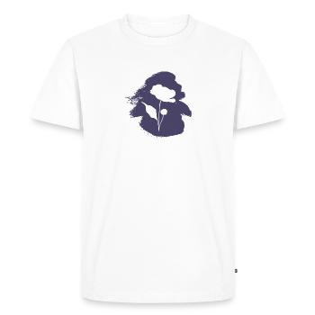 Bouquet de fleurs Flower Power Fleuriste - T-shirt Premium bio Homme - blanc - Devant - Nico (187cm)