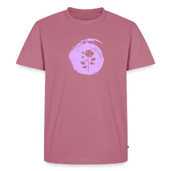 Arrosoir Fleuriste Flower Power - T-shirt Premium bio Homme - mauve - Devant - Nico (187cm)
