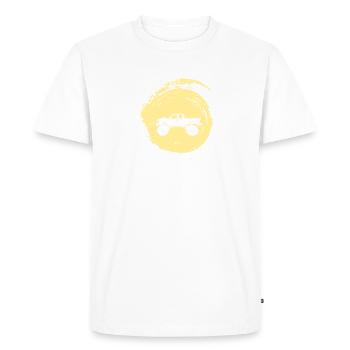Monster Truck Véhicules tout-terrain Conducteur hors route - T-shirt Premium bio Homme - blanc - Devant - Nico (187cm)