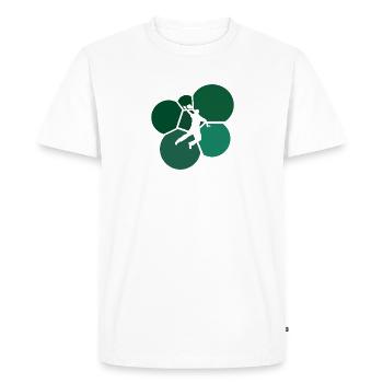 Sacs Cornhole - T-shirt Premium bio Homme - blanc - Devant - Nico (187cm)