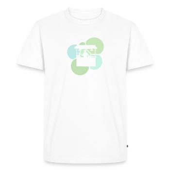 Burgers Restauration rapide - T-shirt Premium bio Homme - blanc - Devant - Nico (187cm)