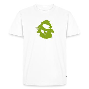 Flower Bouquet Garden Flower Power - T-shirt Premium bio Homme - blanc - Devant - Nico (187cm)