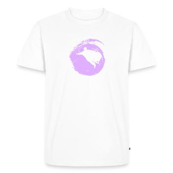 Wingsuit Glide - Men's Premium Organic T-Shirt - white - Front - Nico (187cm)