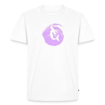 Mythical Creature Fin - Men's Premium Organic T-Shirt - white - Front - Nico (187cm)