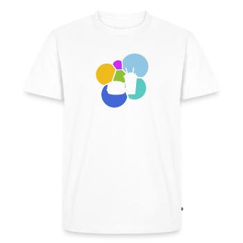 Takeaway, fast food - Men's Premium Organic T-Shirt - white - Front - Nico (187cm)
