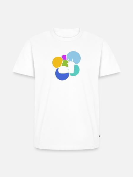 Takeaway, fast food - Men's Premium Organic T-Shirt - white
