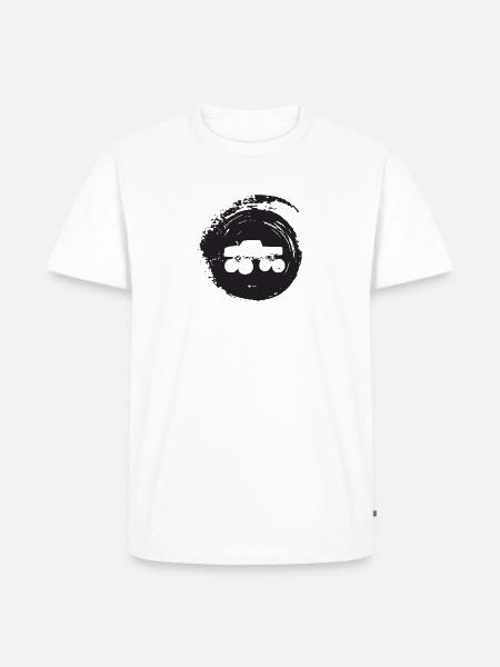 Monstertruck Offroad - Männer Premium Bio T-Shirt - Weiß