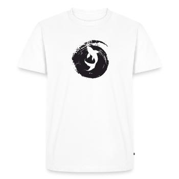 Poisson Koi - T-shirt Premium bio Homme - blanc - Devant - Nico (187cm)