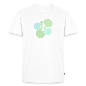 Lamantin Sirène Neptune - T-shirt Premium bio Homme - blanc - Devant - Nico (187cm)