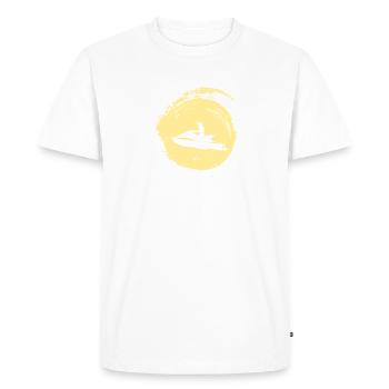 Jet Ski Bateau à moteur Wakeskate - T-shirt Premium bio Homme - blanc - Devant - Nico (187cm)