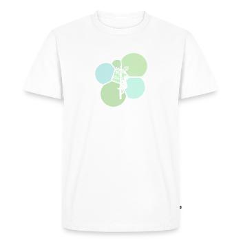 Singe grimpant - T-shirt Premium bio Homme - blanc - Devant - Nico (187cm)