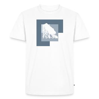 Rummel Lukas - T-shirt Premium bio Homme - blanc - Devant - Nico (187cm)