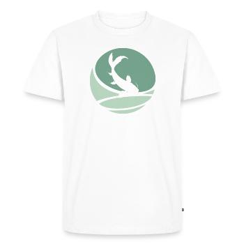 Koi Fish Japan - Men's Premium Organic T-Shirt - white - Front - Nico (187cm)
