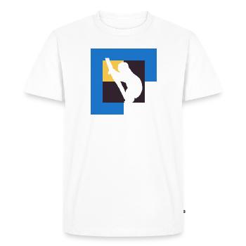 Sloth Rest - Men's Premium Organic T-Shirt - white - Front - Nico (187cm)