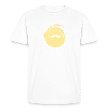 Facial Hair Beard Baertig - Men's Premium Organic T-Shirt - white - Front - Nico (187cm)