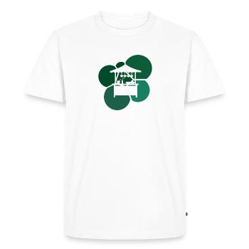 Snack Restauration rapide Burger - T-shirt Premium bio Homme - blanc - Devant - Nico (187cm)