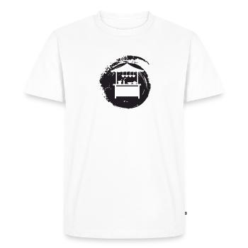 Collation délicieuse - T-shirt Premium bio Homme - blanc - Devant - Nico (187cm)