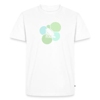 Grande roue carnaval Lukas - T-shirt Premium bio Homme - blanc - Devant - Nico (187cm)