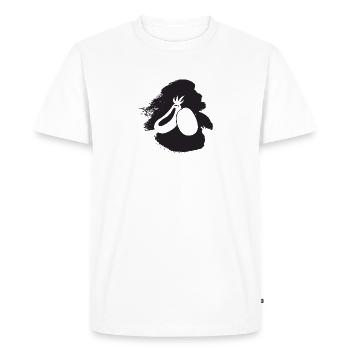 Vegan Plant-Based Dish - Men's Premium Organic T-Shirt - white - Front - Nico (187cm)