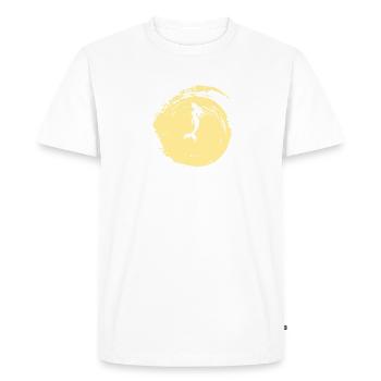 Fin Mythical Creature - Men's Premium Organic T-Shirt - white - Front - Nico (187cm)
