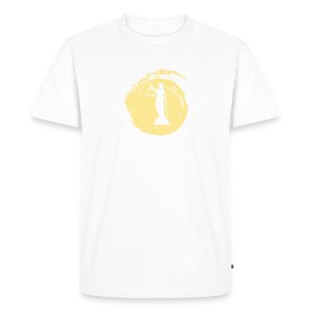 Judge Treatment Insurance - Men's Premium Organic T-Shirt - white - Front - Nico (187cm)