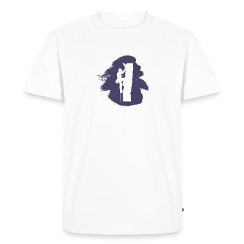Escalade Singe grimpant - T-shirt Premium bio Homme - blanc - Devant - Nico (187cm)
