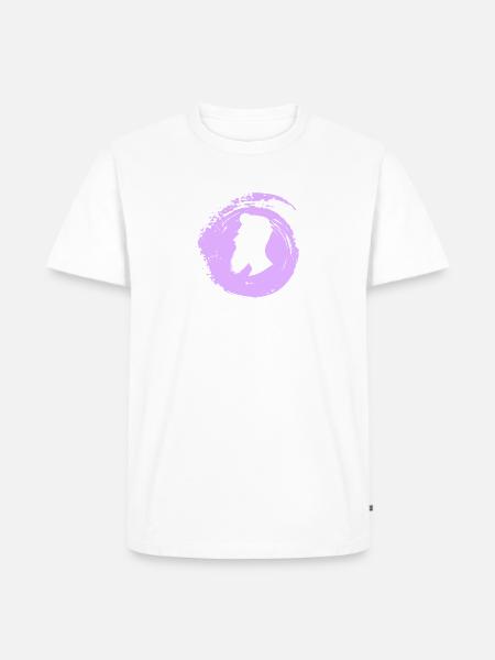 Gesichtsbehaarung Schnurrbart Bart - Männer Premium Bio T-Shirt - Weiß